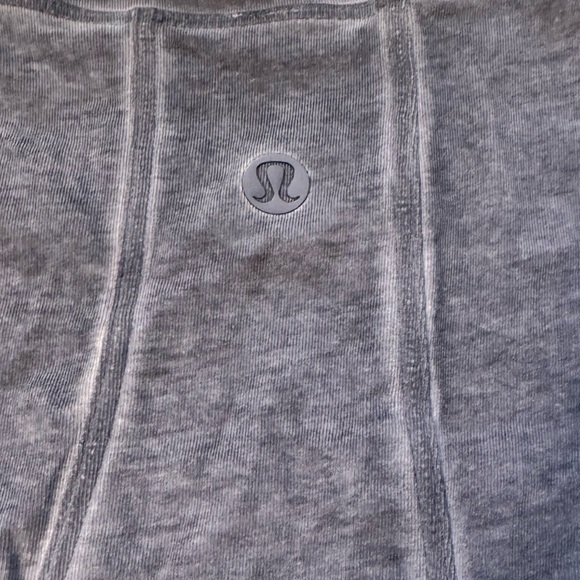 Lululemon Blue Cropped Muscle Tank - Picture 3 of 3